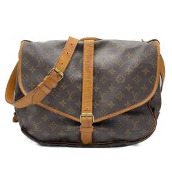 ◆◆ LOUIS VUITTON ルイヴィトン グ ショルダーバッグ モノグラム ソミュール35 M42254 ブラウン Cランク