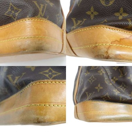  LOUIS VUITTON ルイヴィトン モノグラム ノエ 内部ヨゴレ有 レザー  M42224 ブラウン