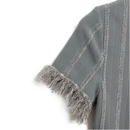  EMPORIO ARMANI エンポリオアルマーニ フレアドレス　SIZE 38 ライトグレー