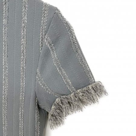  EMPORIO ARMANI エンポリオアルマーニ フレアドレス　SIZE 38 ライトグレー