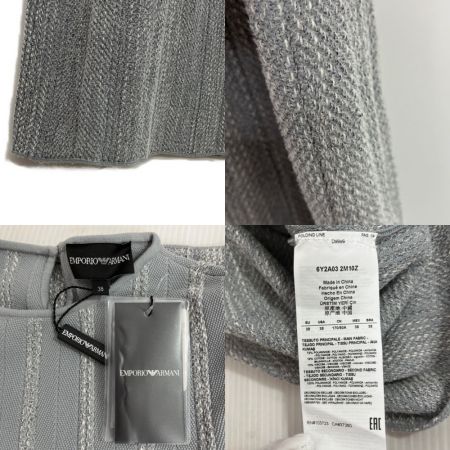  EMPORIO ARMANI エンポリオアルマーニ フレアドレス　SIZE 38 ライトグレー