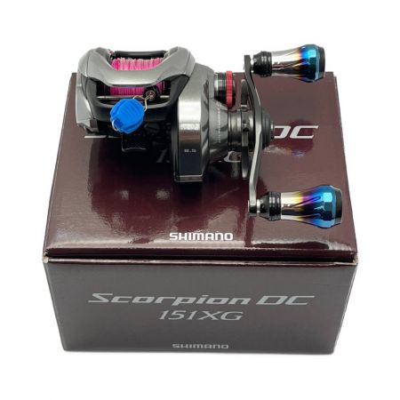  SHIMANO シマノ 21スコーピオン DC 151XG ベイトリール  04311 社外製ハンドルノブ付