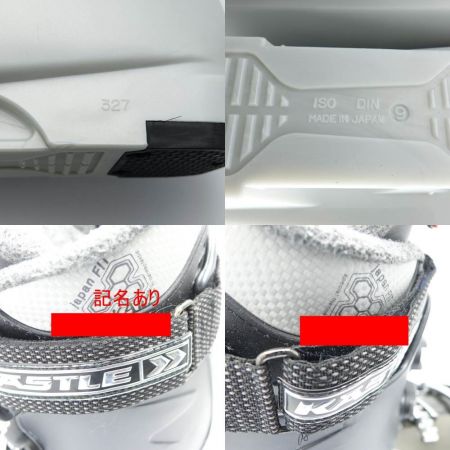  KASTLE ケスレー Japan autofit　ソールサイズ327ｍｍ　 ブラック×グレー x グレー 約29cm