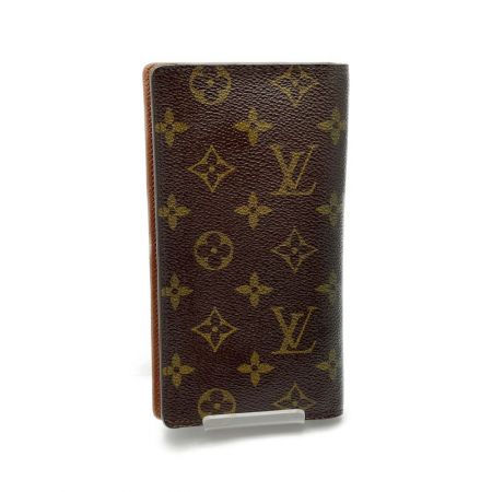  LOUIS VUITTON ルイヴィトン モノグラム ポルトカルトクレディ 反り有 M60825 ブラウン