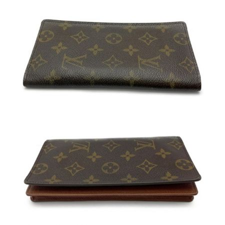  LOUIS VUITTON ルイヴィトン モノグラム ポルトカルトクレディ 反り有 M60825 ブラウン