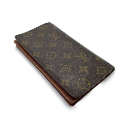  LOUIS VUITTON ルイヴィトン モノグラム ポルトカルトクレディ 反り有 M60825 ブラウン