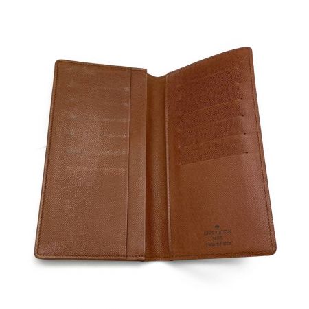  LOUIS VUITTON ルイヴィトン モノグラム ポルトカルトクレディ 反り有 M60825 ブラウン