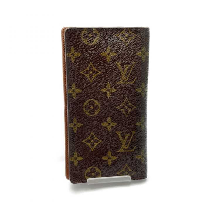 LOUIS VUITTON ルイヴィトン モノグラム ポルトカルトクレディ 反り有 M60825 ブラウン｜中古｜なんでもリサイクルビッグバン