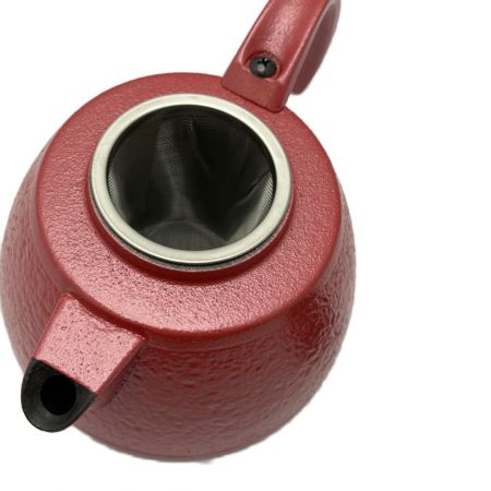  南部鉄器 南部鉄器　コーヒーポットセット　箱付き ピンク系