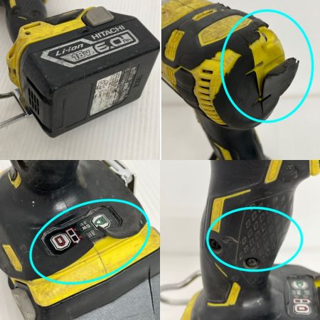  HITACHI 日立 インパクトドライバ 670286 WH18DDL2 ブラック×イエロー