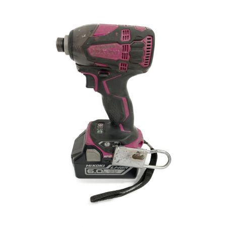 HiKOKI ハイコーキ コードレスインパクトドライバ WH18DDL2 パープル×ブラック