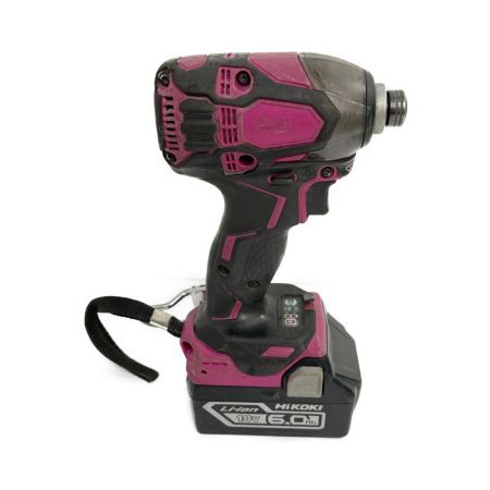  HiKOKI ハイコーキ コードレスインパクトドライバ WH18DDL2 パープル×ブラック