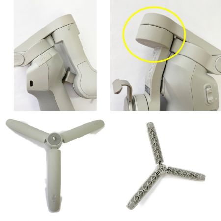  DJI スマートフォンスタビライザー ケーブル欠品　やや黄ばみあり OM4SE グレー