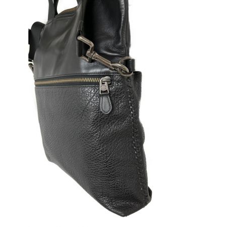  COACH コーチ 2WAYバッグ F11241 ブラック シボ革 シュリンクレザー