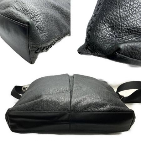  COACH コーチ 2WAYバッグ F11241 ブラック シボ革 シュリンクレザー