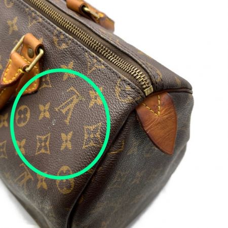  LOUIS VUITTON ルイヴィトン モノグラム スピーディ35 鍵欠品 M41524 ブラウン