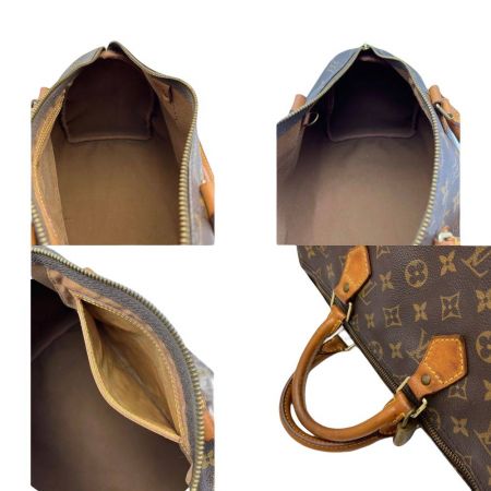  LOUIS VUITTON ルイヴィトン モノグラム スピーディ35 鍵欠品 M41524 ブラウン