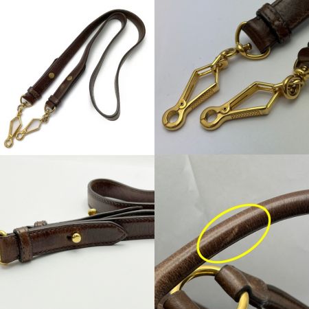  MIU MIU 2WAY　ショルダーバッグ　ハンドバッグ スレ有り ブラウン