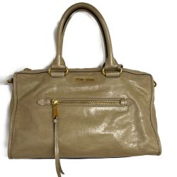 ◆◆ MIU MIU 2WAYバッグ クリーム Bランク