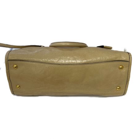  MIU MIU 2WAYバッグ クリーム