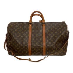 ◆◆ LOUIS VUITTON ルイヴィトン  ボストンバッグ キーポル・バンドリエール 55 M41414 ブラウン Cランク