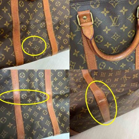  LOUIS VUITTON ルイヴィトン  ボストンバッグ キーポル・バンドリエール 55 M41414 ブラウン
