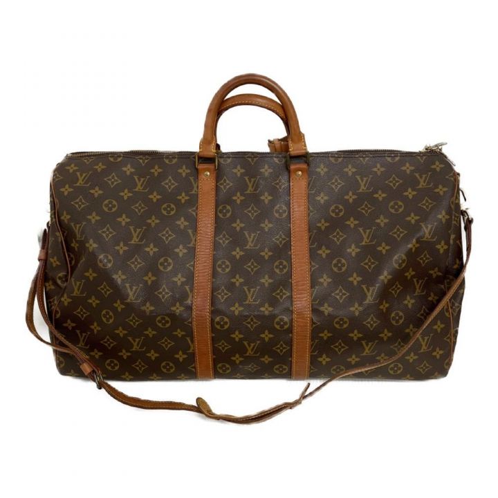 LOUIS VUITTON ルイヴィトン ボストンバッグ キーポル・バンドリエール 55 M41414 ブラウン｜中古｜なんでもリサイクルビッグバン