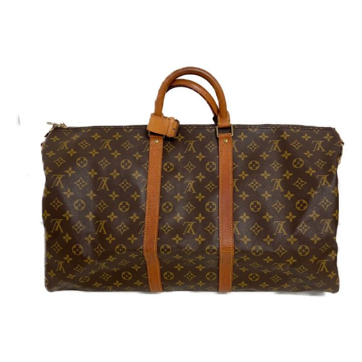 LOUIS VUITTON ルイヴィトン ボストンバッグ キーポル・バンドリエール 55 M41414 ブラウン｜中古｜なんでもリサイクルビッグバン