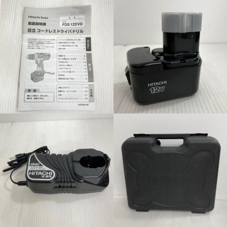  HITACHI 日立 コードレスドライバドリル　 FDS12DVD パープル