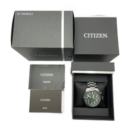  CITIZEN シチズン プロマスター 電波ソーラー 箱・取説付  F150-S116821 グリーン