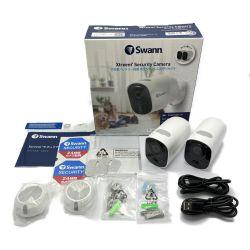 ◆◆ Swann 【ジャンク】セキュリティ カメラ 32GB SDカード付  SWIFI-XTRCM32G2PK-JP Dランク