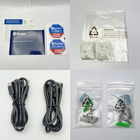  Swann 【ジャンク】セキュリティ カメラ 32GB SDカード付  SWIFI-XTRCM32G2PK-JP