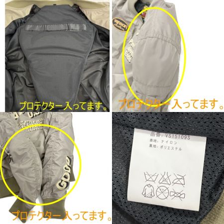  VANSON バンソン ナイロンジャケット　ソフトプロテクター装備　XL VS15109S カーキ