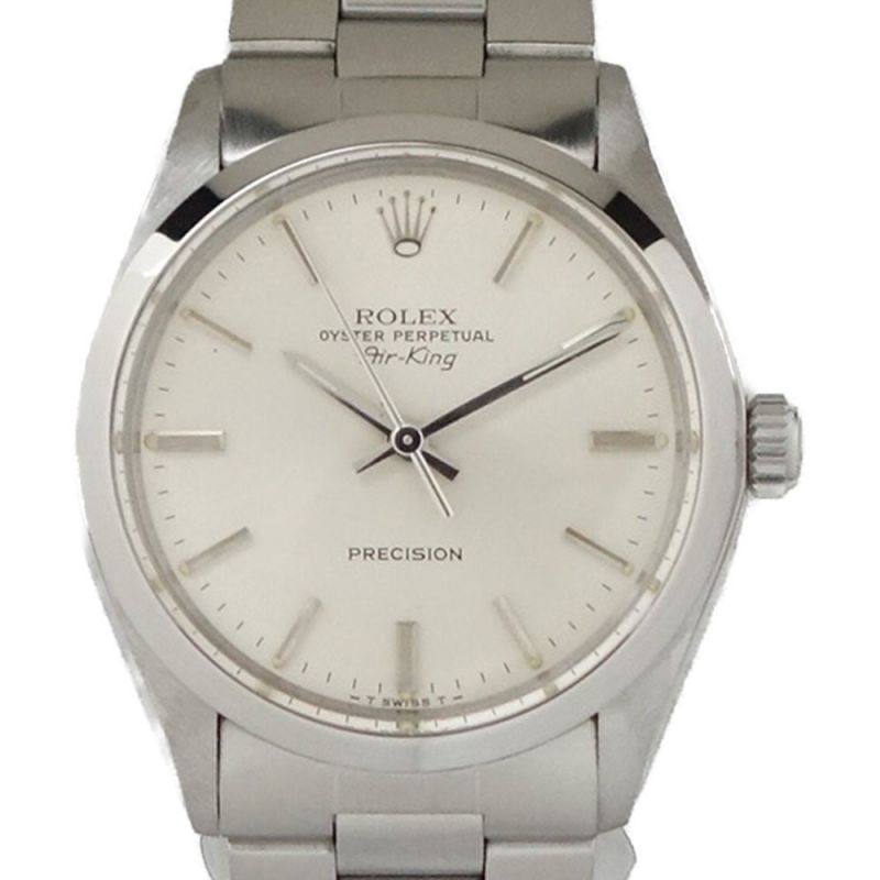 中古】 ROLEX ロレックス エアキング 自動巻き 箱・取説付 2022年10月