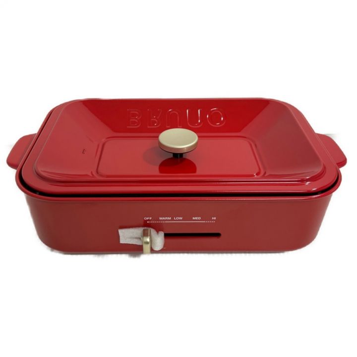 新品未使用】BRUNO コンパクトホットプレート赤、ホーロー鍋、カタログ