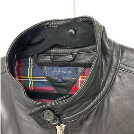  TOMMY HILFIGER トミーヒルフィガ レザージャケット 4612545 ブラック