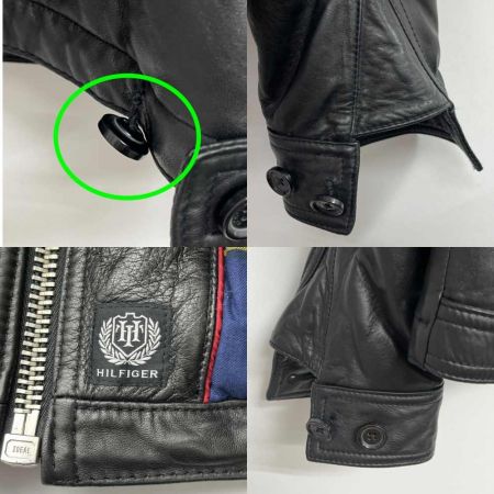 TOMMY HILFIGER トミーヒルフィガ レザージャケット 4612545 ブラック