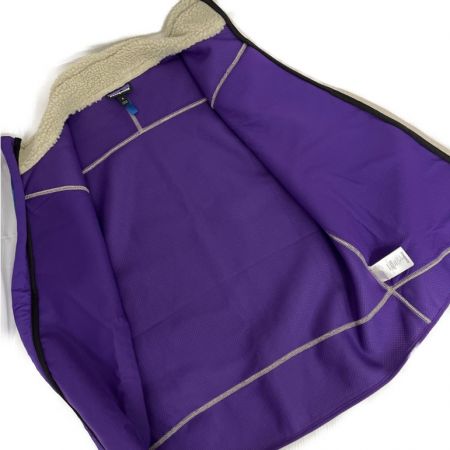  Patagonia パタゴニア  フリースベスト　Mサイズ 23048FA20 パープル×ホワイト