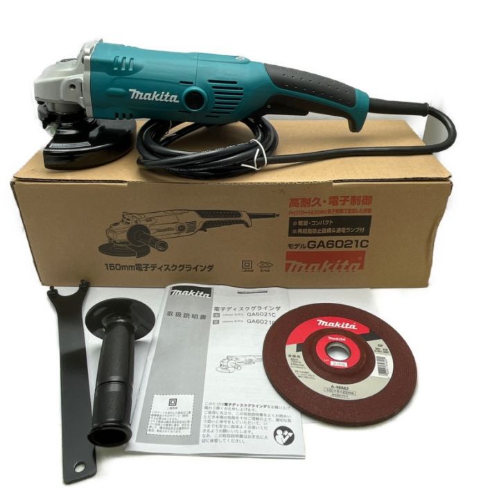 MAKITA マキタ 150mm 電子ディスクグラインダー GA6021C グリーン 2022.6製｜中古｜なんでもリサイクルビッグバン