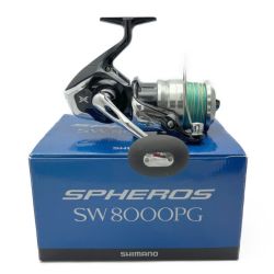 ◆◆ SHIMANO シマノ スピニングリール 14 SPHEROS SW8000PG 14 SPHEROS SW8000PG Bランク
