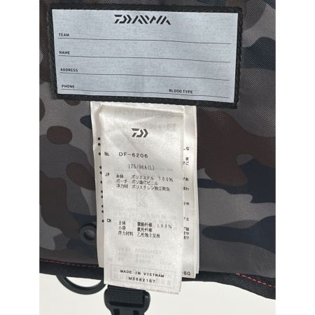  DAIWA ダイワ フロートゲームベスト DF-6206+ ブラック　 x レッド フローティングジャケット