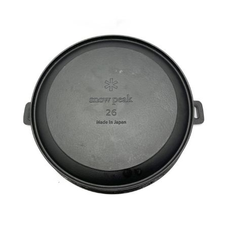  snowpeak スノーピーク ダッチオーブン　26　