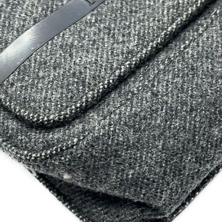  PRADA プラダ ショルダーバッグ グレー x ブラック