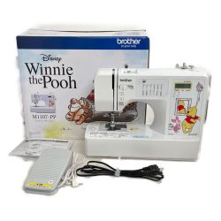 ◆◆ Brother ブラザーコウギョウ コンピューターミシン　2021年製 ディズニー　プーさん M1107-PP　 Bランク