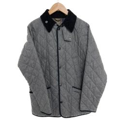 ◆◆ Barbour バブアー  キルティングジャケット　38 1402285 グレー Aランク