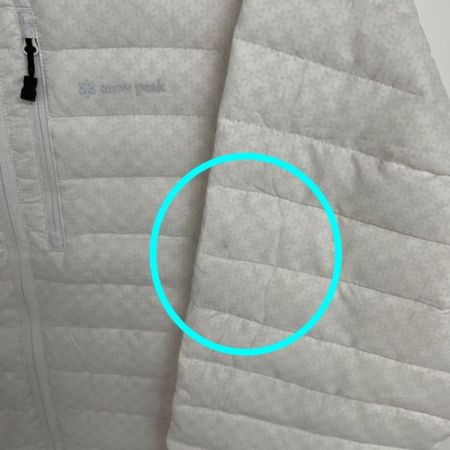  snowpeak スノーピーク ダウンジャケット　メンズ　Lサイズ JK-M037 ホワイト