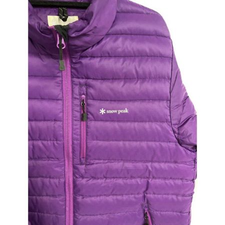  snowpeak スノーピーク ダウンジャケット JK-M037 パープル