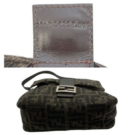  FENDI フェンディ ズッカ ウールマンマバケット  2305.26325.099 ブラウン