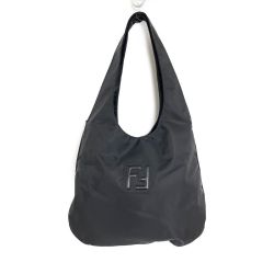 ◆◆ FENDI フェンディ トートバッグ　ナイロン 15062 09 ブラック Bランク