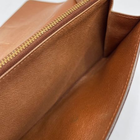 LOUIS VUITTON ルイヴィトン モノグラム ポシェットポルトモネクレディ 内部ヨゴレ有 M61724 ブラウン